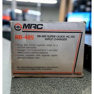 MRC RB-485 Super Quick AC/DC Input Charger. original box